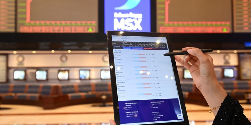 تراجعات جديدة في بورصة مسقط مع هبوط أسعار 50 ورقة مالية