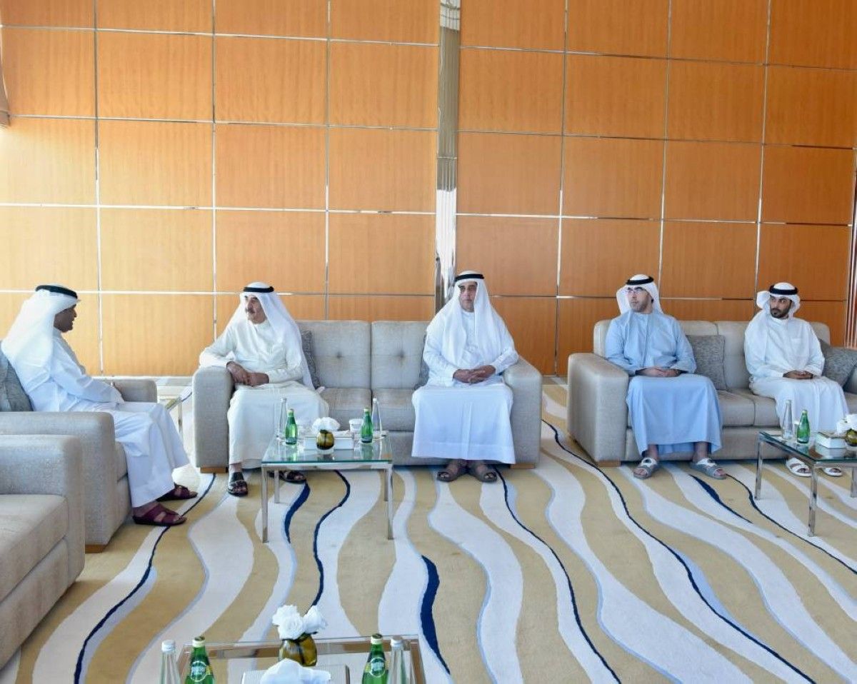 حاكم أم القيوين يستقبل قنصل عام الكويت