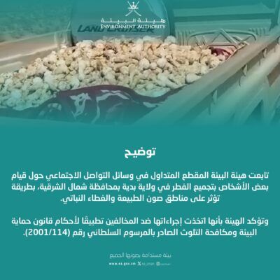 توضيح حول المقطع المتداول بتجميع الفطر في ولاية بدية بشمال الشرقية