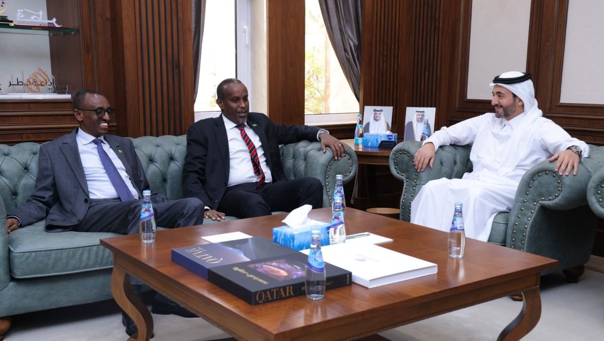 سعادة الرئيس التنفيذي للمؤسسة القطرية للإعلام يستقبل معالي وزير الإعلام الجيبوتي