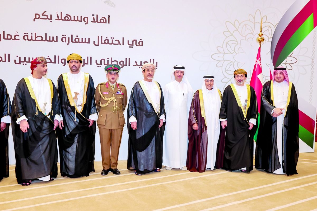 سفير السلطنة خلال الاحتفال باليوم الوطني لبلاده: العلاقات القطرية العمانية تستند إلى دعائم متينة
