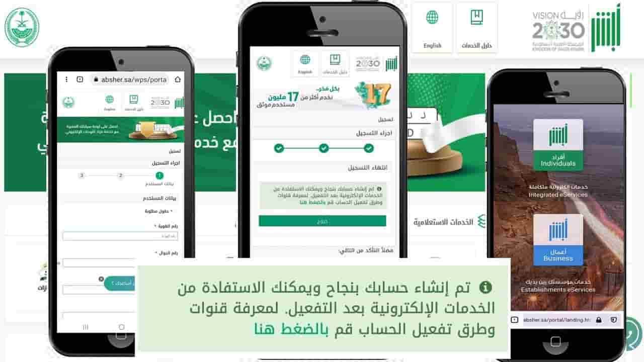 تفعيل حساب أبشر عن طريق الجوال بدون بصمة: دليلك الشامل لخدمات وزارة الداخلية السعودية