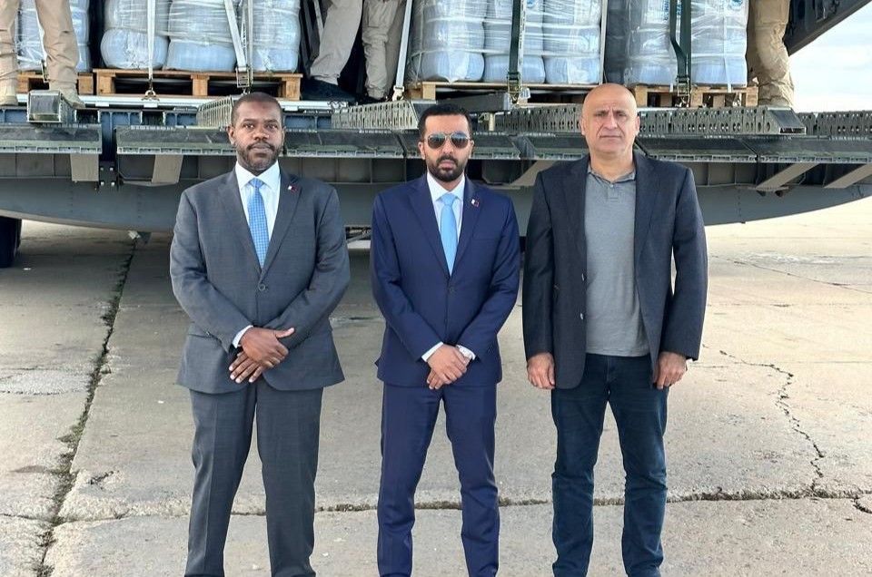 طائرة مساعدات قطرية للشعب اللبناني