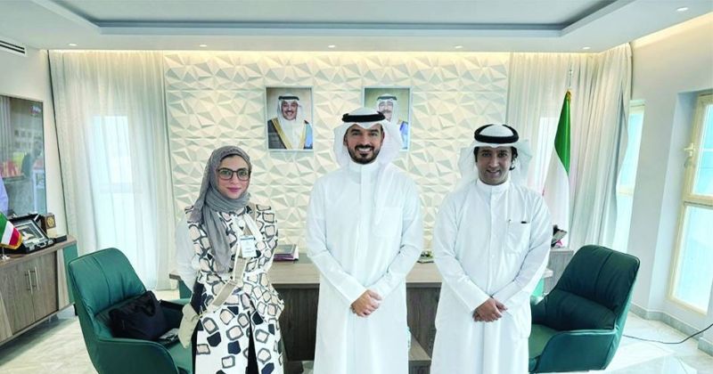 المطيري والشمري بعد اللقاء