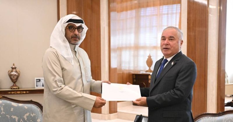 سمو الأمير يتلقى رسالة خطية من رئيس جمهورية طاجيكستان