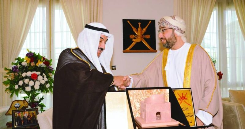 ناصر المحمد يهنّئ عُمان بعيدها الوطني