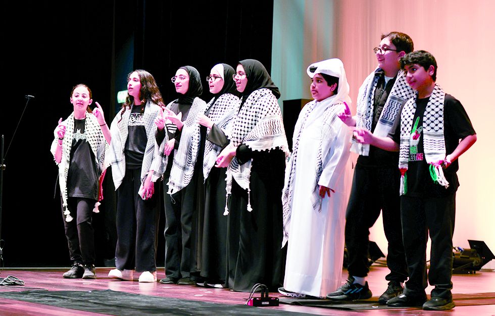 طلاب مؤسسة قطر يحتفون بتراث فلسطين وثقافتها