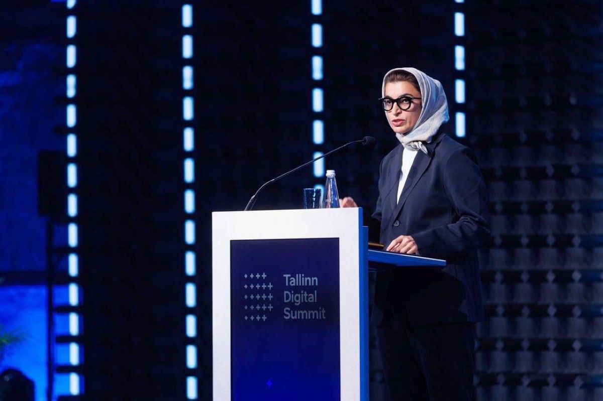 نورة الكعبي تسلط الضوء على دور الإمارات بمجال التكنولوجيا في قمة تالين الرقمية