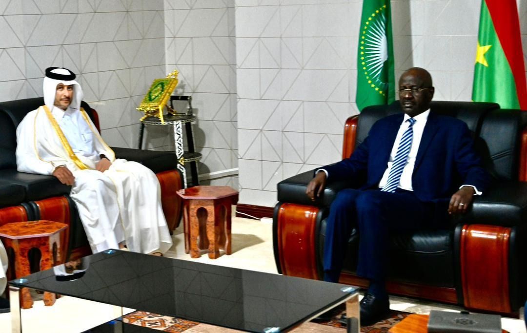 وزير الشؤون الخارجية الموريتاني يجتمع مع سفير دولة قطر