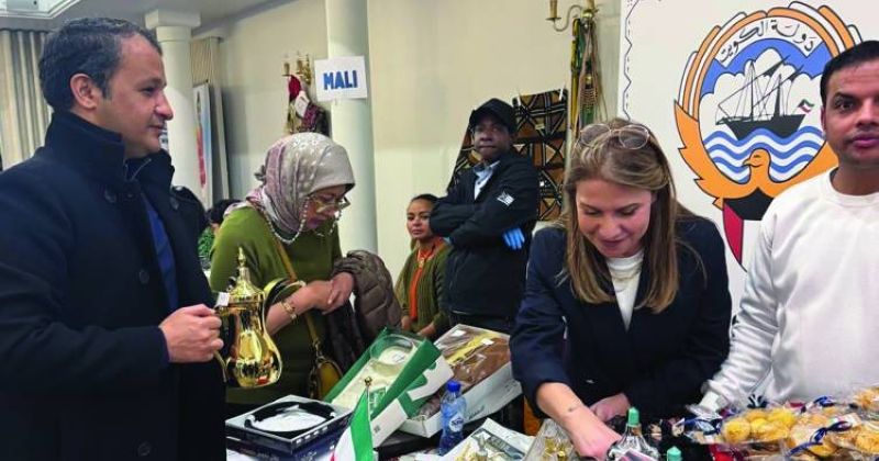 جانب من البازار الخيري