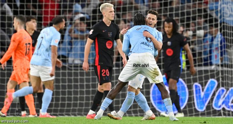 سيلتا فيجو يحبط برشلونة بالتعادل