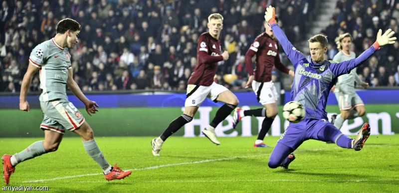 أتلتيكو يقسو على سلافيا بسداسية