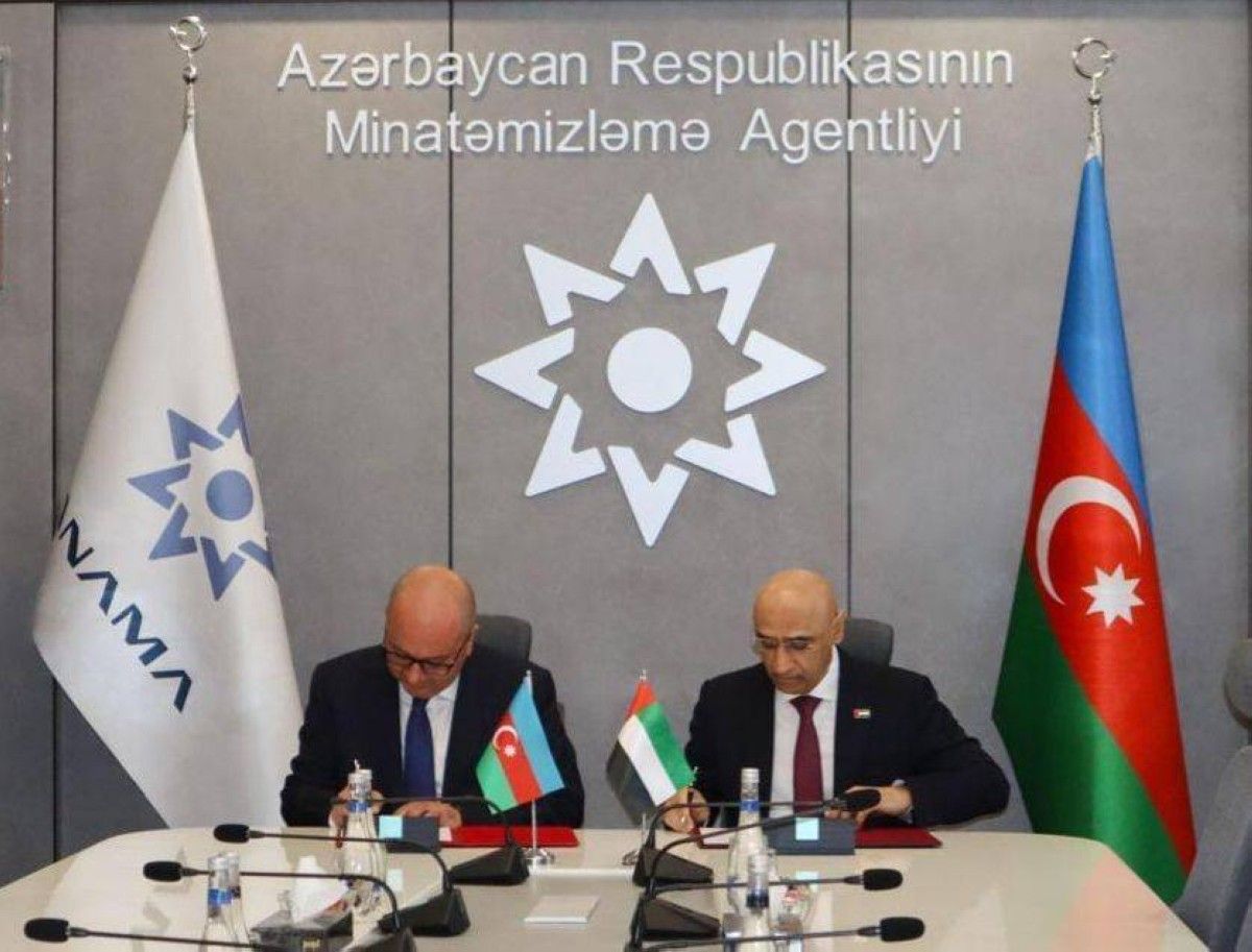 5 ملايين دولار.. الإمارات وأذربيجان توقعان مذكرة تفاهم لدعم إزالة الألغام