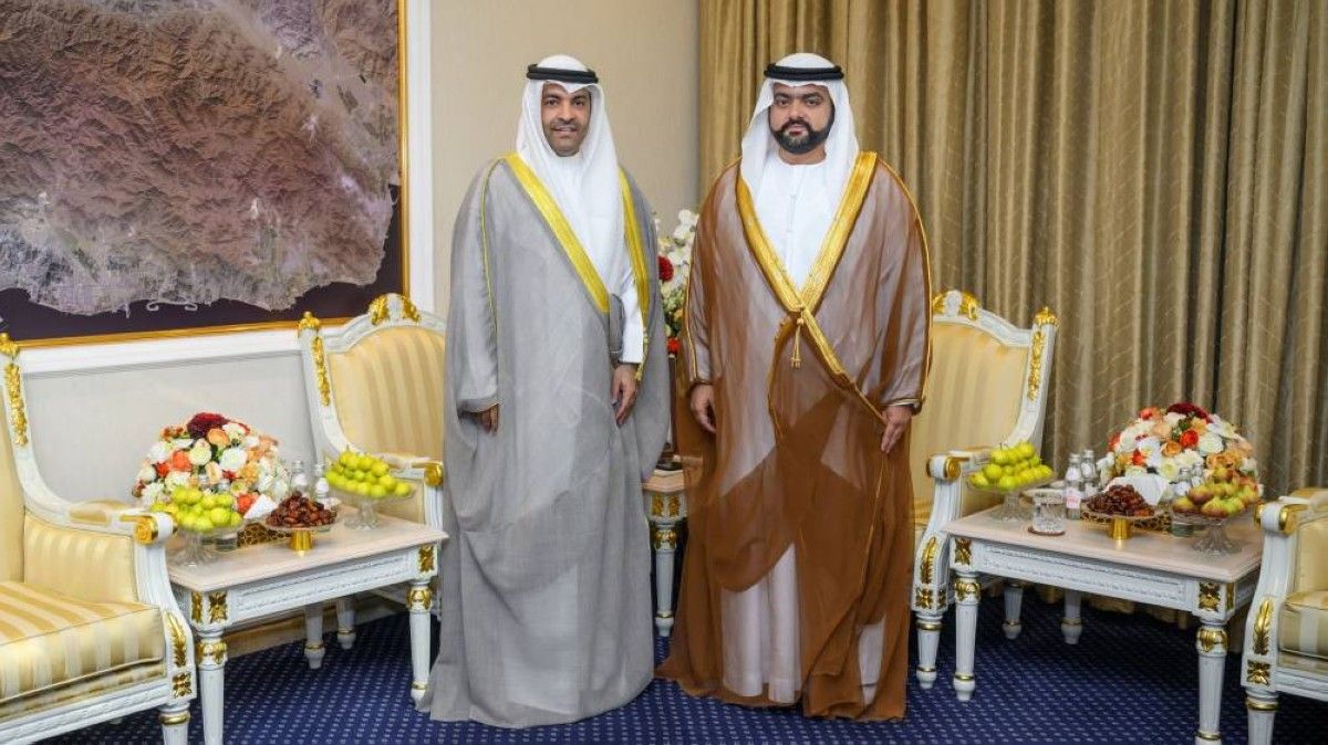 محمد الشرقي يستقبل القنصل العام لدولة الكويت بمناسبة انتهاء مهام عمله