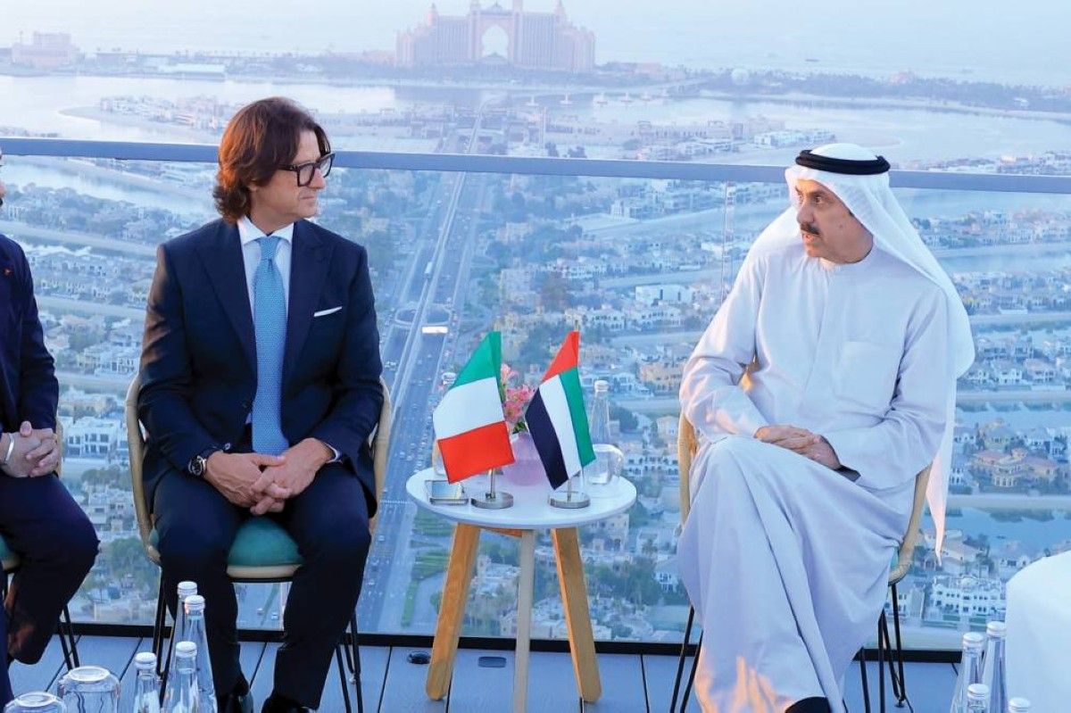 صقر غباش يبحث التعاون مع أصدقاء الإمارات في البرلمان الإيطالي