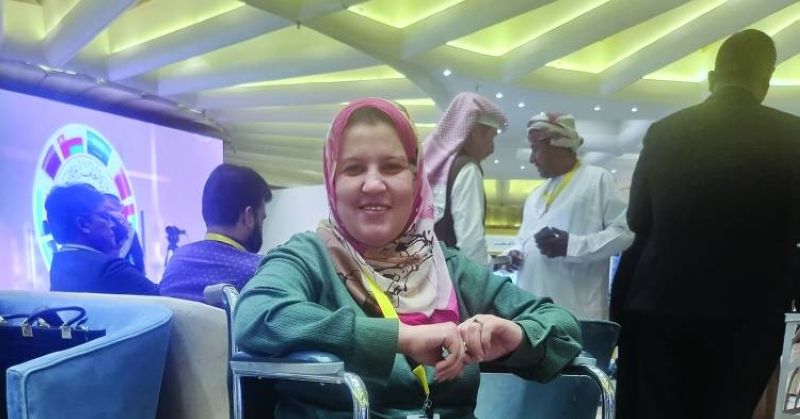 بن هدنة بعد تجبير قدمها