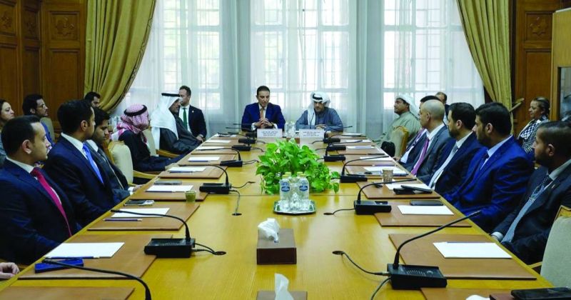 من أعمال البرنامج التدريبي لدبلوماسيين كويتيين