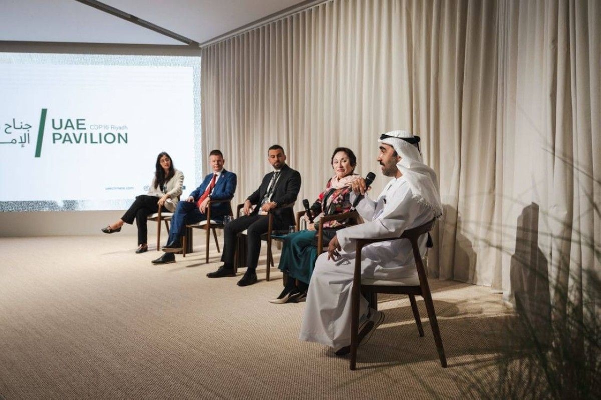 جناح الإمارات في COP16 يبحث دور الابتكار وإدارة المياه في مكافحة التصحر