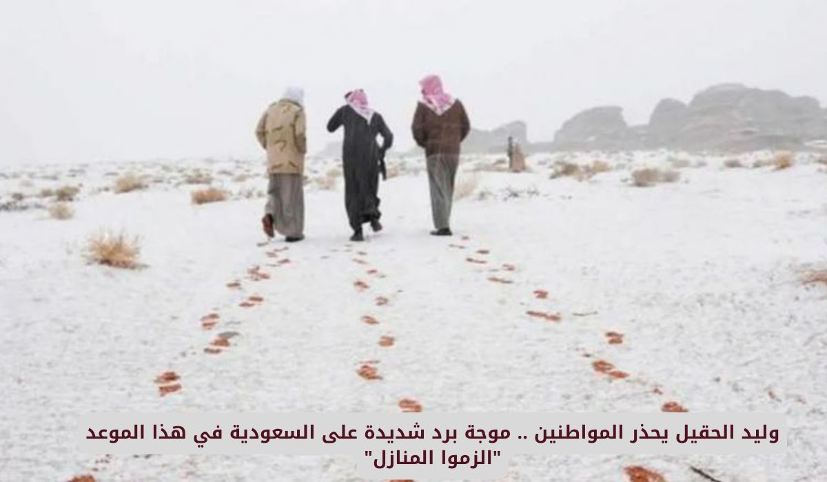 وليد الحقيل يحذر بشدة .. موجة برد شديدة على السعودية في هذا الموعد "الزموا المنازل"