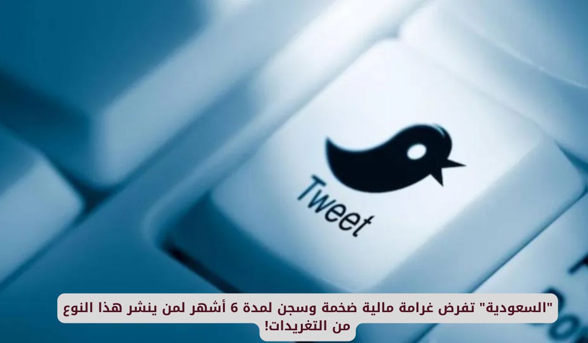السعودية تفرض غرامة مالية ضخمة وسجن لمدة 6 أشهر لمن ينشر هذا النوع من التغريدات!