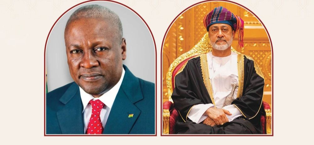 جلالة السُّلطان المعظم يهنئ الرئيس الغاني