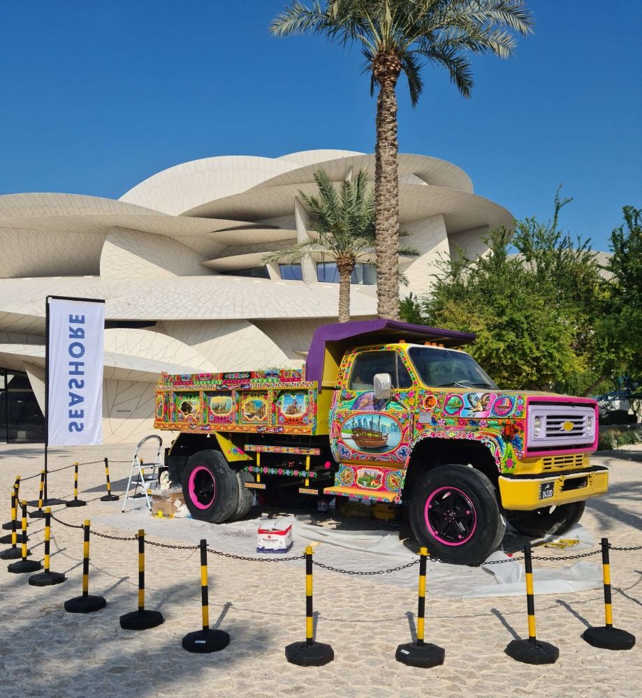 تواصل فعالية "جداري آرت: فن تزيين الشاحنات" بمتحف قطر الوطني