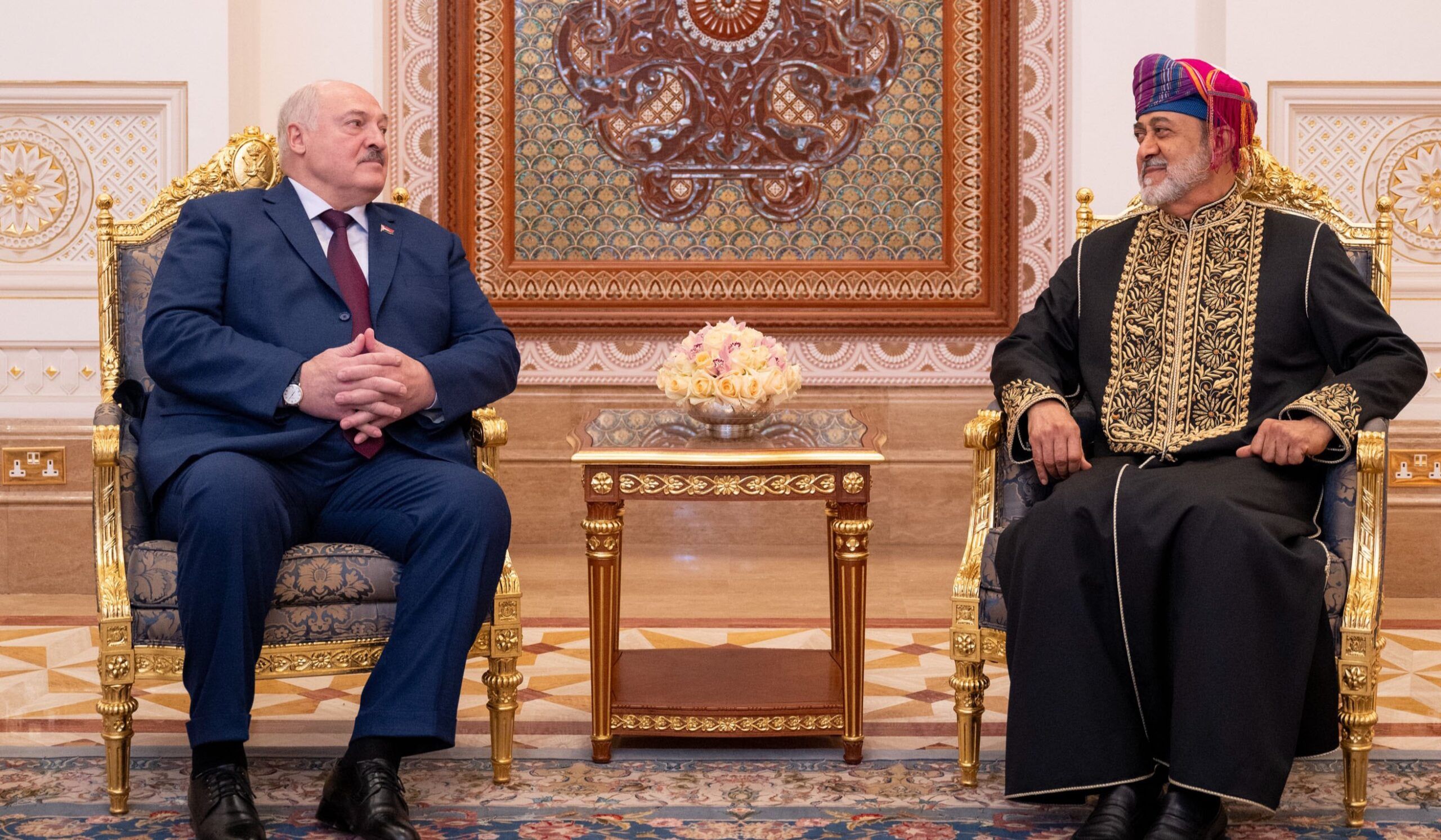 جلالةُ السُّلطان يُقيم مأدبة عشاء رسميّةً لرئيس جمهورية ‎بيلاروس