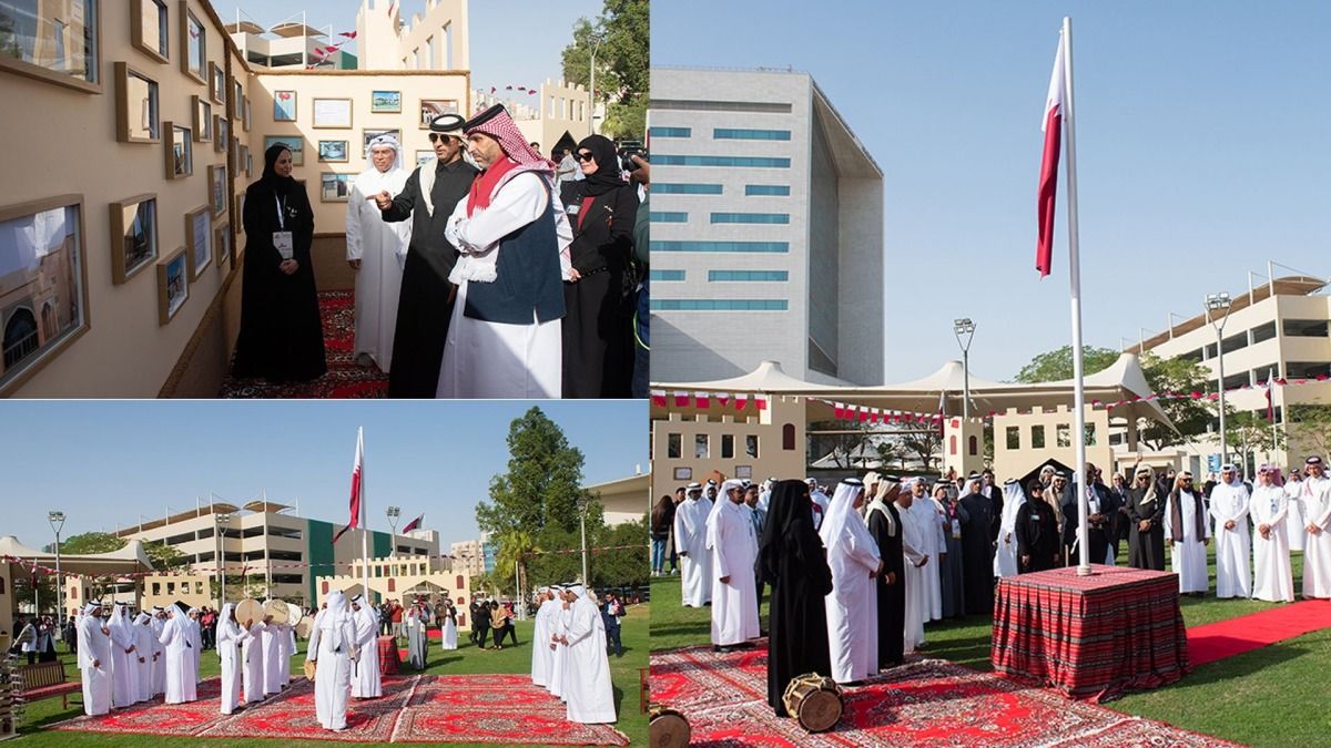 مؤسسة حمد الطبية تحتفل باليوم الوطني برحلة عبر التاريخ والتراث القطري