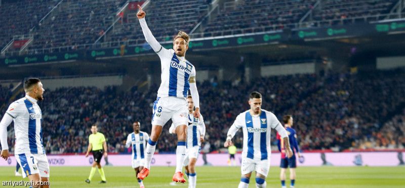 ليجانيس يذيق برشلونة الخسارة الرابعة