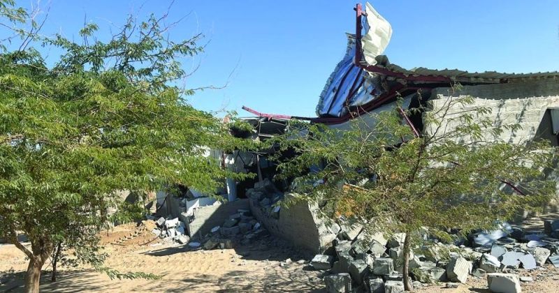 العقار المتعدي على أملاك الدولة بعد هدمه