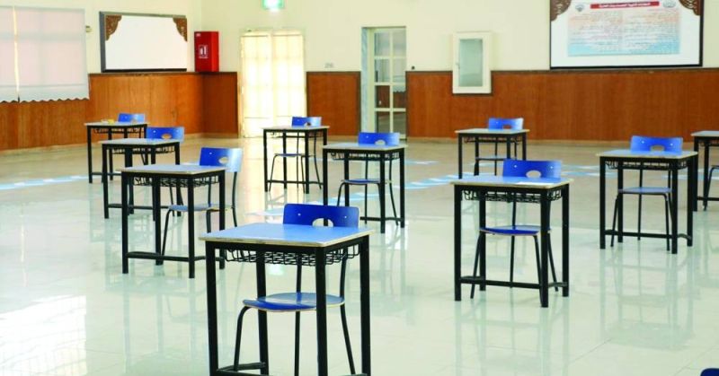 قاعات الاختبار جاهزة لاستقبال الطلبة اليوم