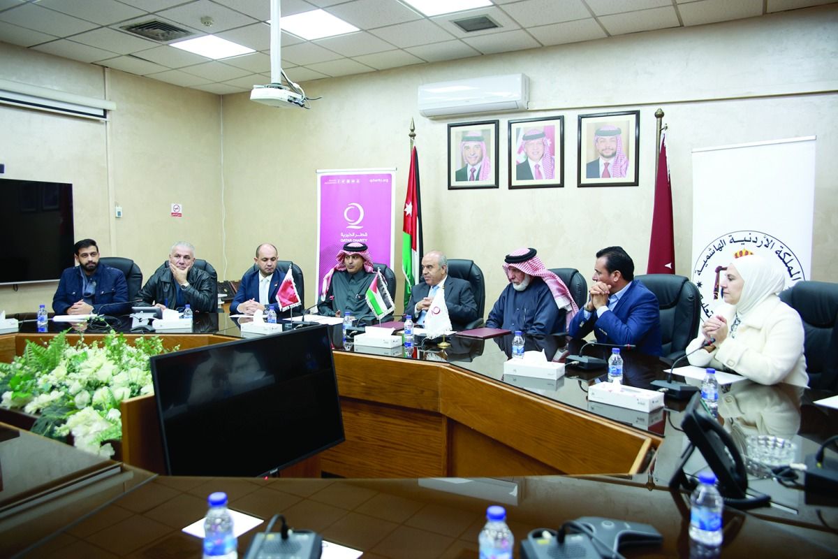 قطر الخيرية توقع شراكة لبناء مدرسة بالأردن