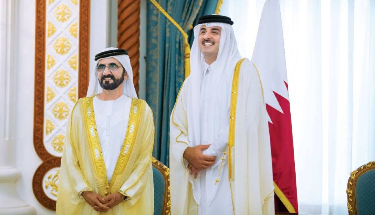 محمد بن زايد ومحمد بن راشد: علاقات الإمارات وقطر أخوية قوية وتمنياتنا للشعب الشقيق دوام العزة والفخر