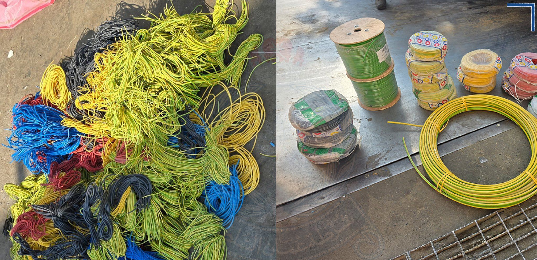 ضبط شخص لقيامه بسرقة كابلات وأسلاك كهربائية بمسقط