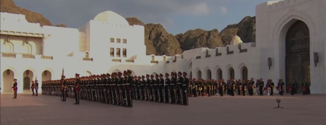 مراسم استقبال جلالة السلطان لرئيس جمهورية أنجولا