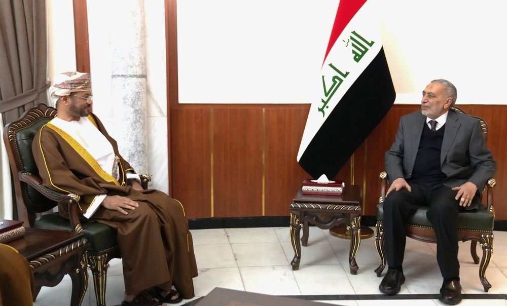وزير الخارجية يلتقي رئيس مجلس النواب العراقي في بغداد