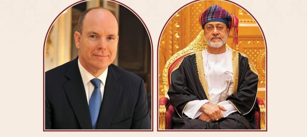 جلالة السلطان يتلقّى برقية شكر جوابيّة من أمير موناكو