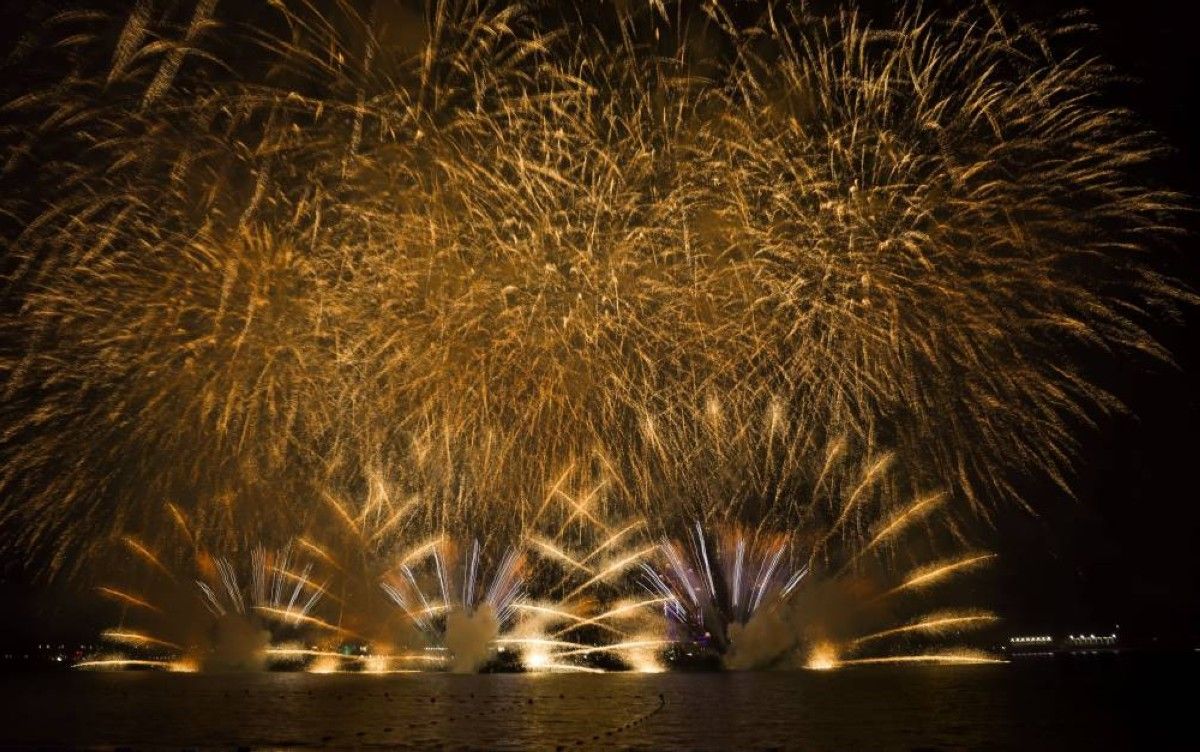 "مهرجان أم الإمارات" يستقبل العام الجديد باحتفالية مميزة وعروض الألعاب النارية
