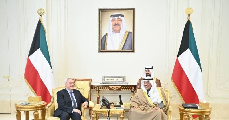 سمو ولي العهد يستقبل المبعوث الشخصي لرئيس مجلس الوزراء العراقي