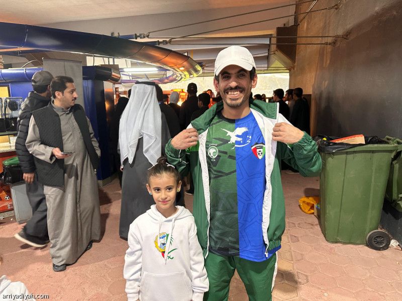 الظفيري يؤازر الأخضر بقميص سعودي كويتي