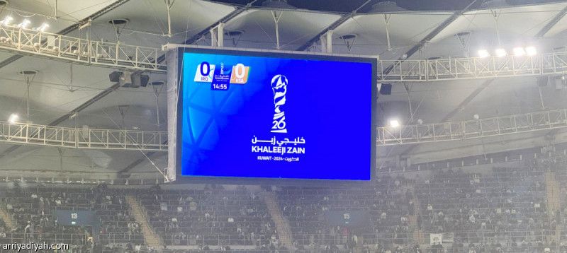 عطل تقني يؤخر عرض الأخضر والعراق