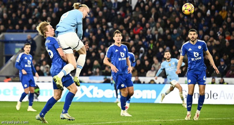 السيتي ينهض بثنائية ليستر