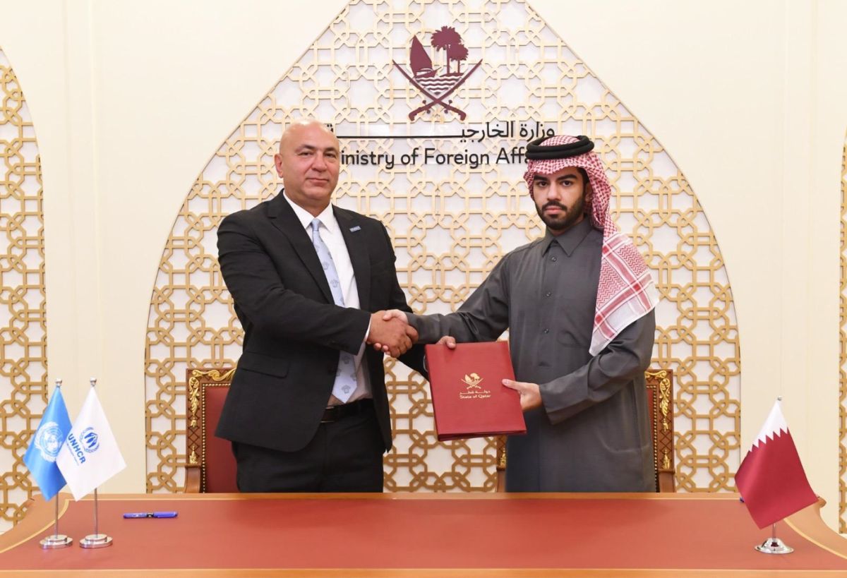 دولة قطر والمفوضية السامية للأمم المتحدة لشؤون اللاجئين توقعان اتفاقا لتعزيز التعاون بين الطرفين
