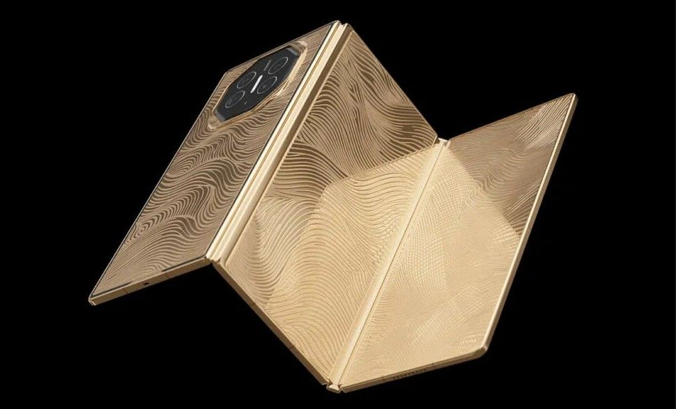 إصدار خاص لهاتف هواوي “Mate XT Ultim” من الذهب الخالص