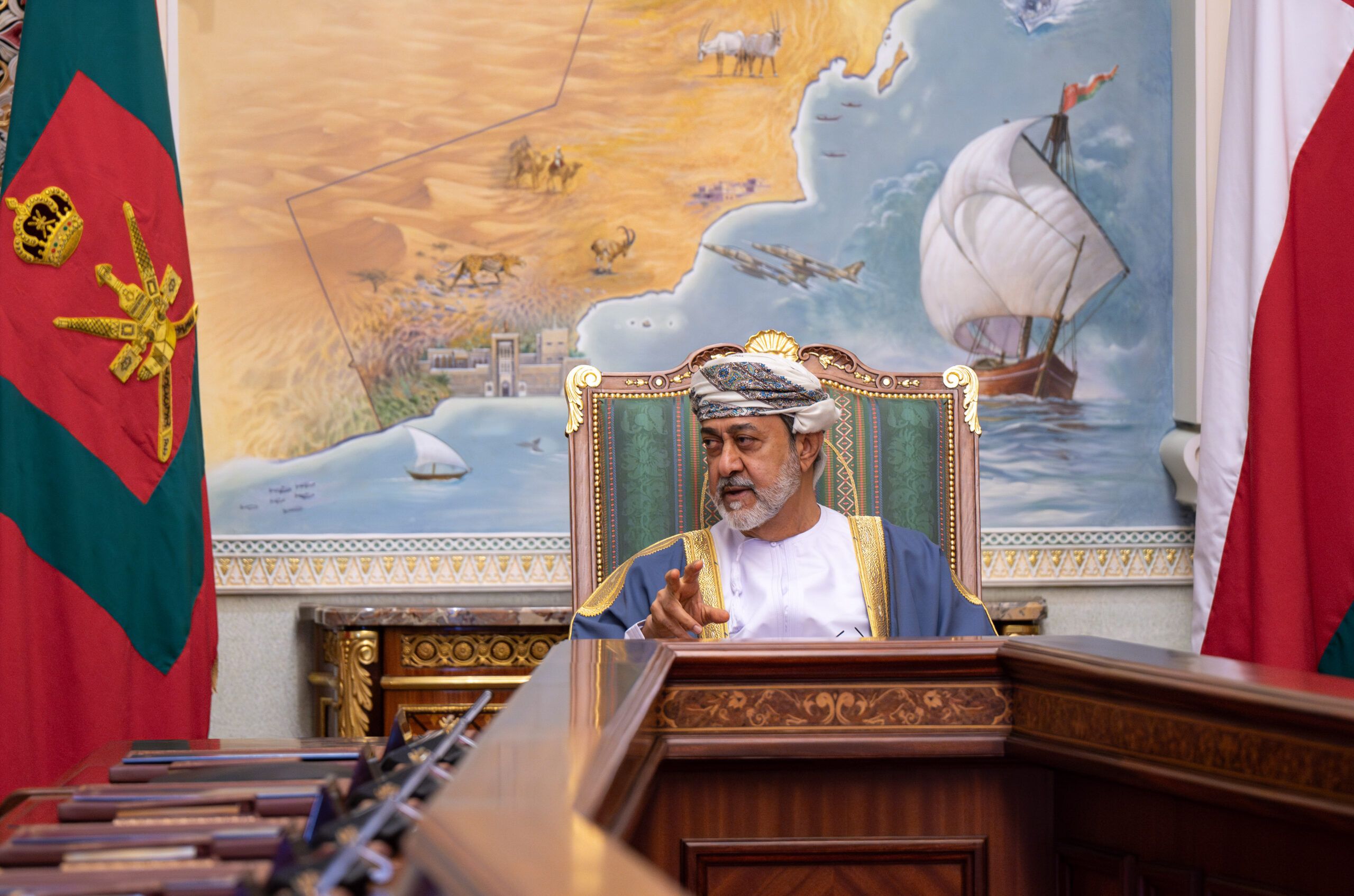 جلالة السلطان يؤكد على استمرار تعاون سلطنة عُمان مع الدول في كل المجالات