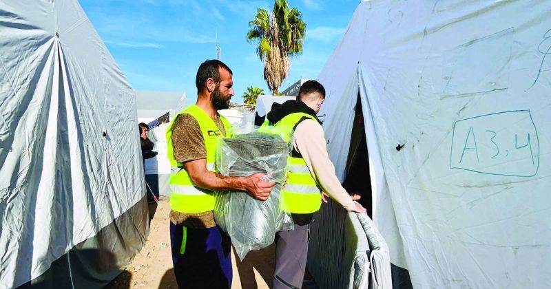 «نماء»: مُساعدات إلى 13 ألف نازح في غزة