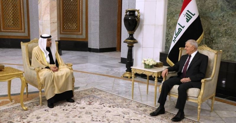 سفير الكويت الجديد لدى العراق يسلم أوراق اعتماده للرئيس العراقي