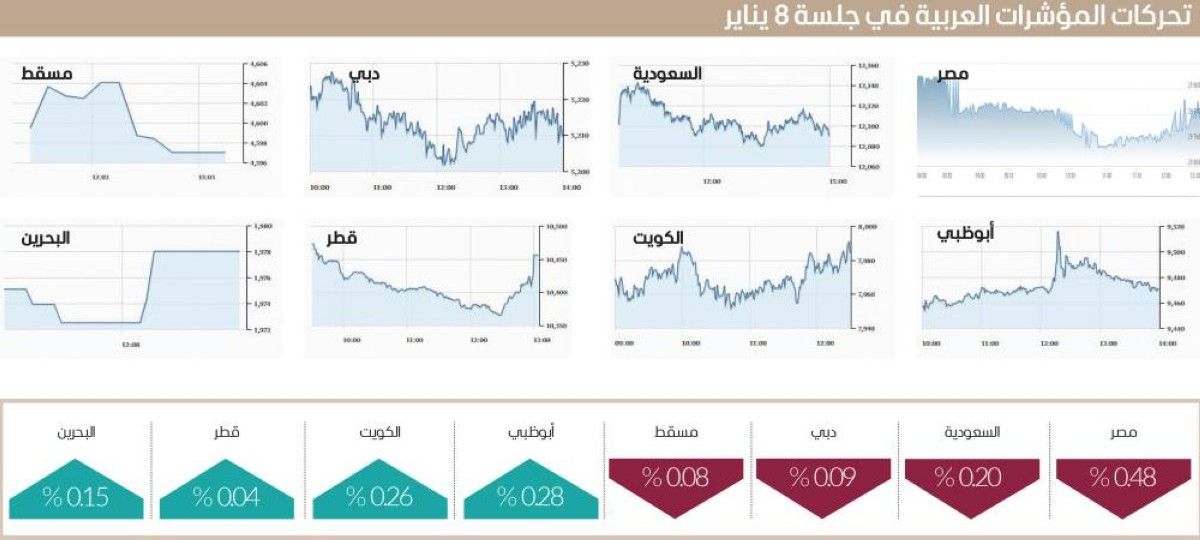 سوق دبي يستقر فوق 5200 نقطة بدعم «إعمار العقارية»