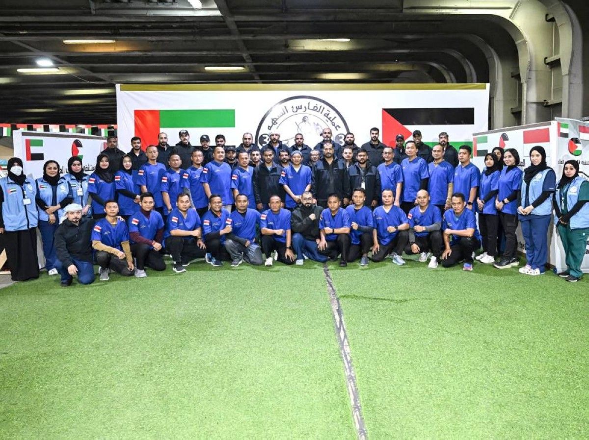 ضمن "الفارس الشهم 3".. وصول الدفعة الثانية من الطاقم الطبي الإندونيسي إلى المستشفى الإماراتي العائم