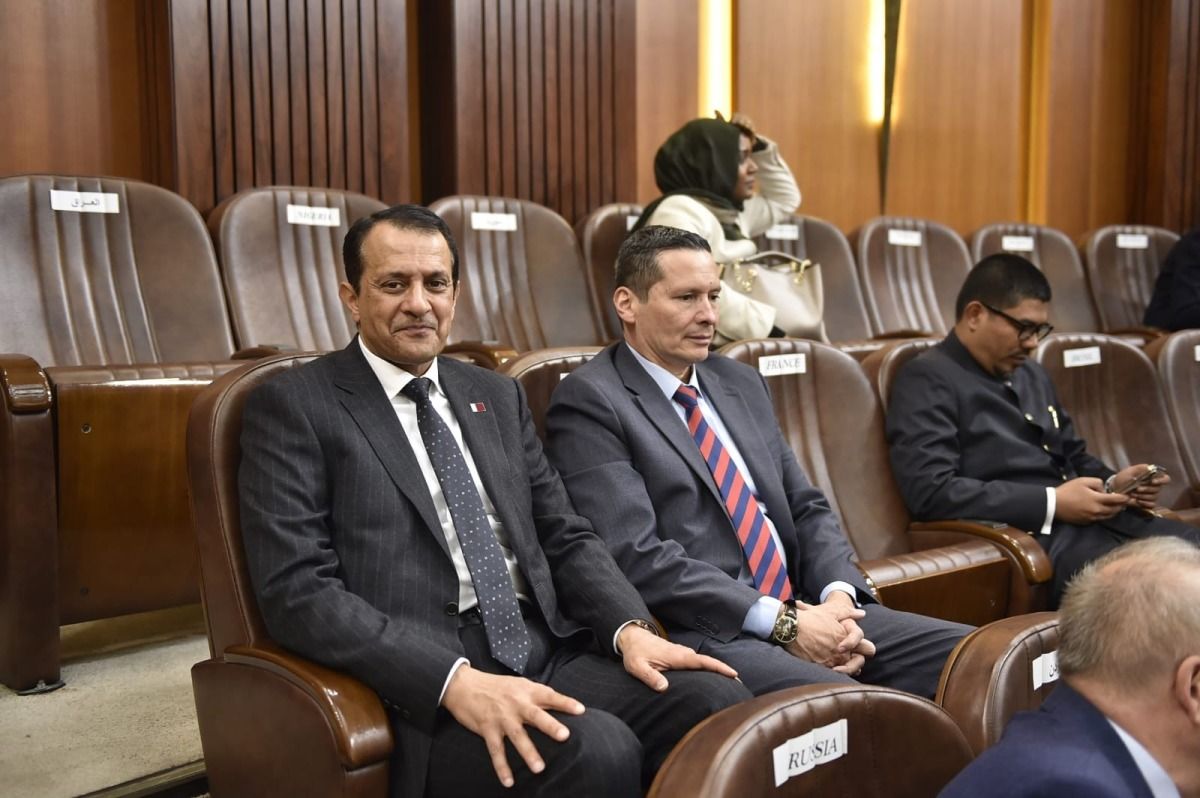 سفير دولة قطر يحضر جلسة انتخاب رئيس الجمهورية اللبنانية